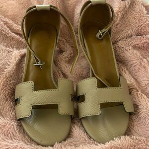 Hermes brown heden 80 sandal